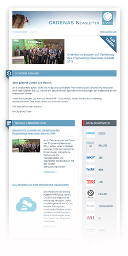 CADENAS Newsletter