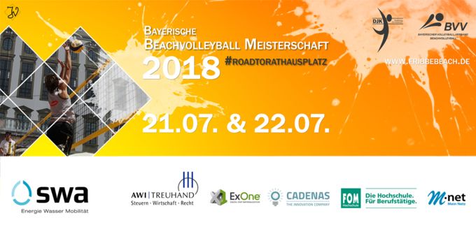 CADENAS als Sponsor der Bayerischen Beachvolleyball Meisterschaft 2018