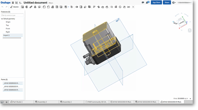 3D CAD Modelle von CADENAS in Onshape integriert