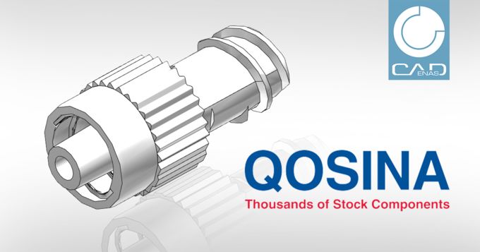 Qosina extends its Online-Service with 3D CAD Models by CADENAS