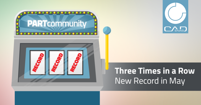 PARTcommunity shines with new download record for three months in a row