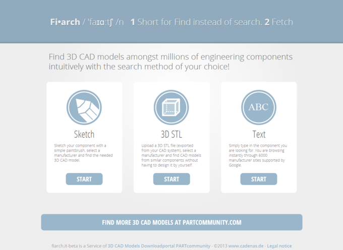 Die Suchmaschine Fiarch.it liefert Suchergebnisse zu Fach- und Spezialbegriffen zugeschnitten auf die Anforderungen in der Konstruktion