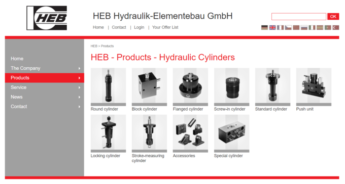 HEB CAD models configure.