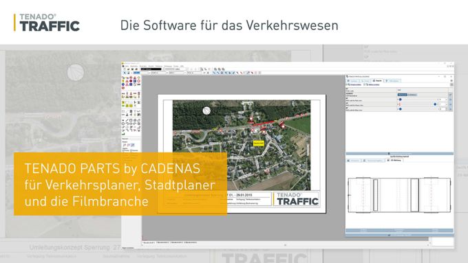 Tenado: 3D CAD Teile für Verkehrsplaner, Stadtplaner und die Filmbranche von CADENAS
