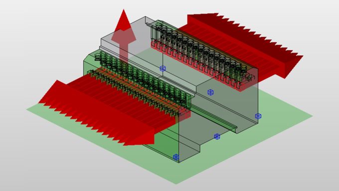 PHOENIX CONTACT Baustein für Schutzbeschaltung als Digital Twin für CAD Konstruktion mit Informationen für die Elektroplanung