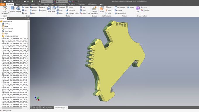 Weidmüller Schutzleiterreihenklemme als Digital Twin für CAD Konstruktion