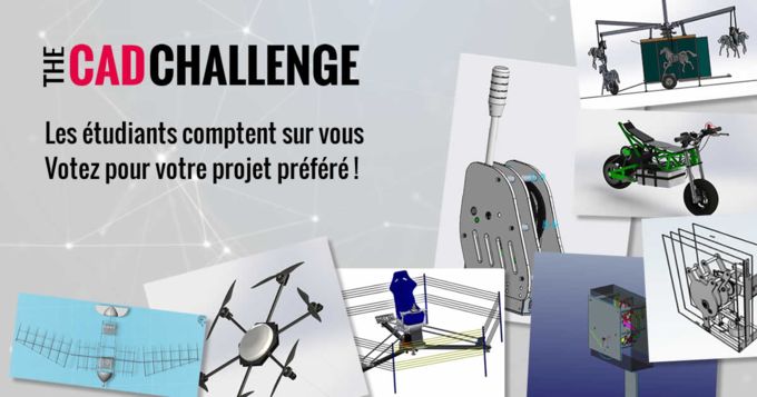 The CAD Challenge : votez pour la meilleure conception 3D !