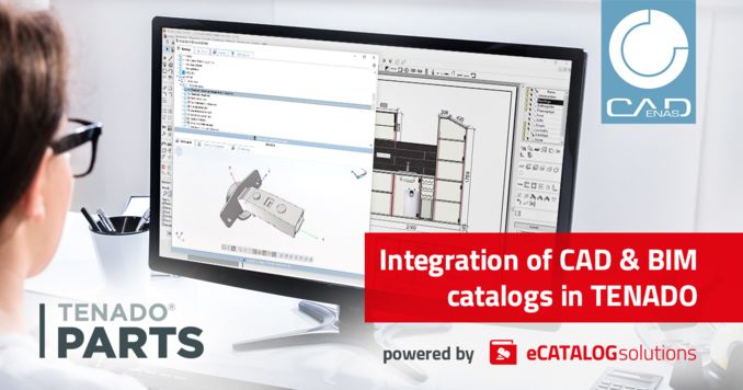 TENADO expands CAD & BIM catalog integration powered by CADENAS