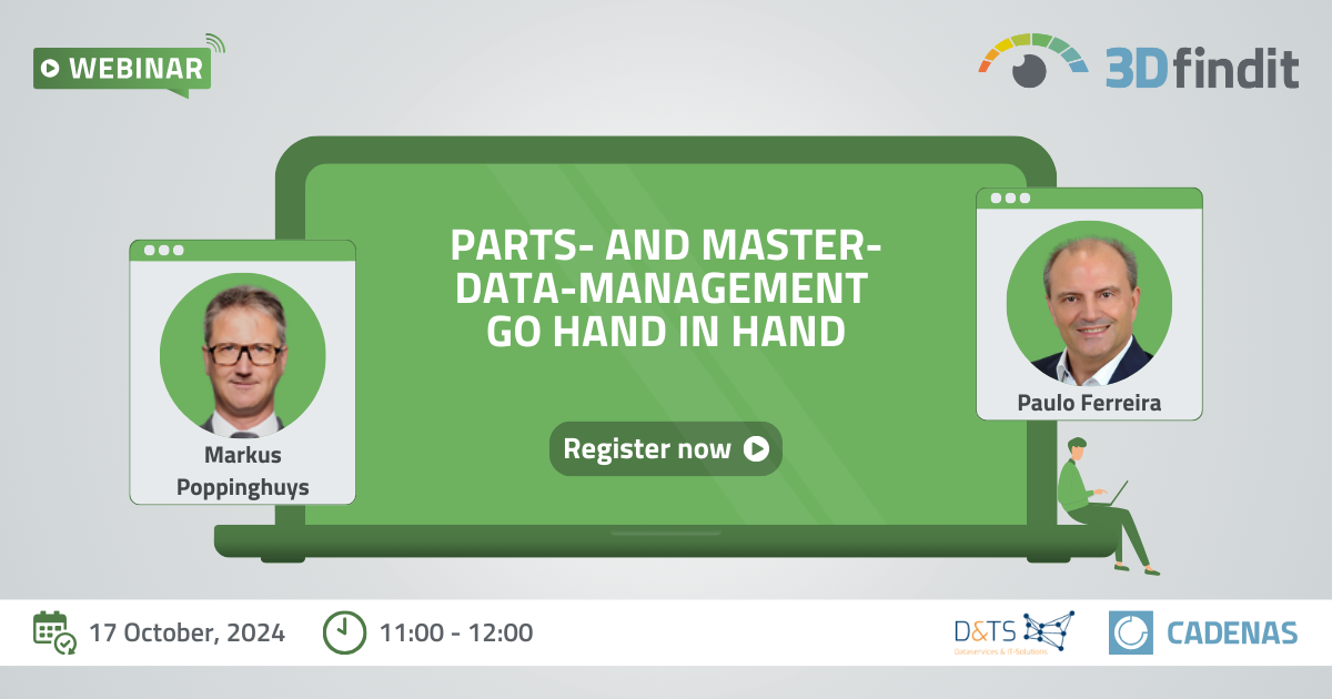 Webinar: Parts and master data management go hand in hand!