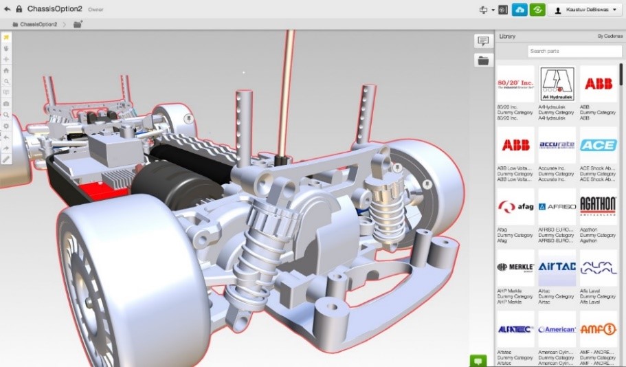 Millionen 3D CAD Modelle auf sunglass.io powered by CADENAS