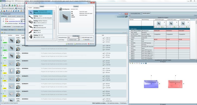 PARTsolutions GEOsearch von CADENAS