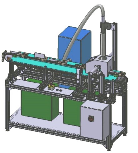 partly automated welding rig