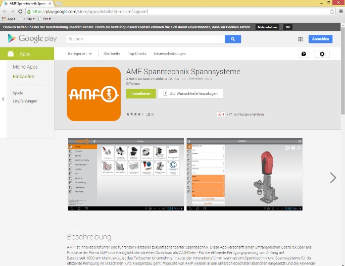 AMF Spanntechnik App