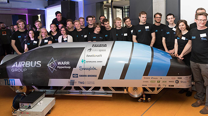 WARR Hyperloop team of the TU Munich